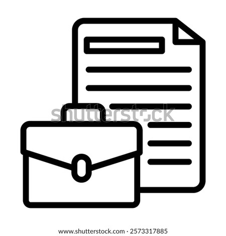 Employability line icon, editable vector icon, pixel perfect, illustrator ai file 