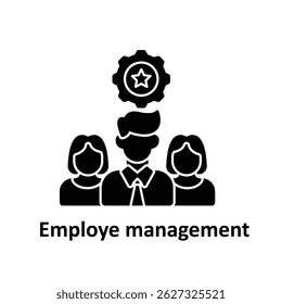 Employe management Vector icon which can easily modify or edit 
