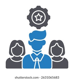 Employe management Vector icon which can easily modify or edit 
