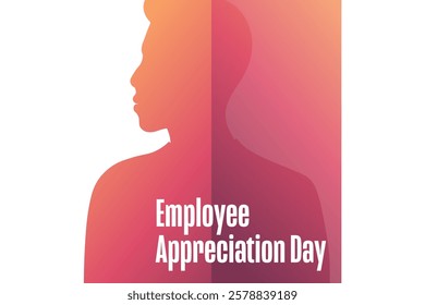 Employee Appreciation Day. Holiday concept. Template for background, banner, card, poster with text. Vector EPS10 illustration