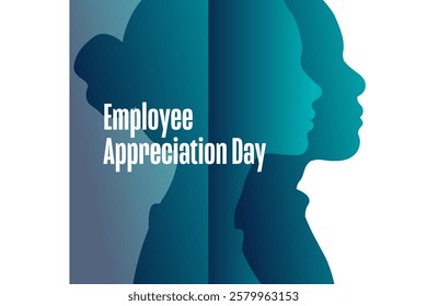 Employee Appreciation Day. Holiday concept. Template for background, banner, card, poster with text. Vector EPS10 illustration