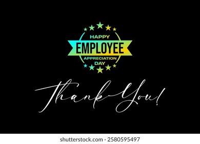 employee appreciation day holiday concept vector EPS
