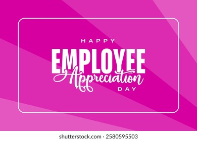 employee appreciation day holiday concept vector EPS