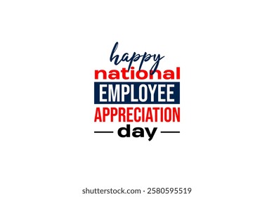 employee appreciation day holiday concept vector EPS