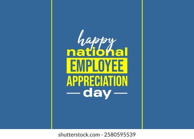 employee appreciation day holiday concept vector EPS