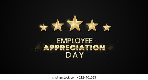 Employee Appreciation Day. Template for background, banner, card, poster