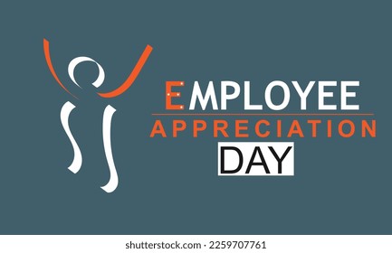Employee Appreciation Day. Template for background, banner, card, poster 