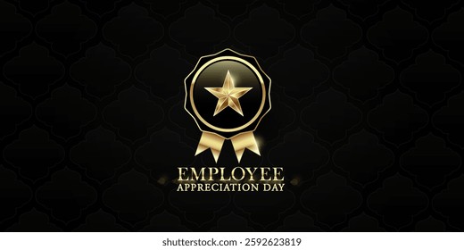 Employee Appreciation Day. Template for background, banner, card, poster	
