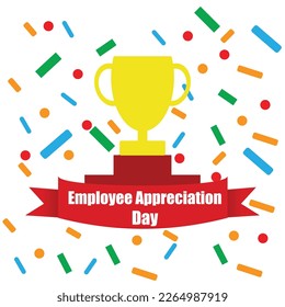 employee appreciation day themed background. Perfect for banners, posters, greeting cards and more