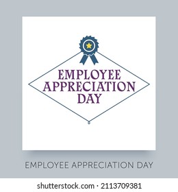 Employee Appreciation Day vector design template.