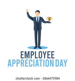 Employee Appreciation Day Vector Illustration. Suitable for Greeting Card, Poster and Banner.	
