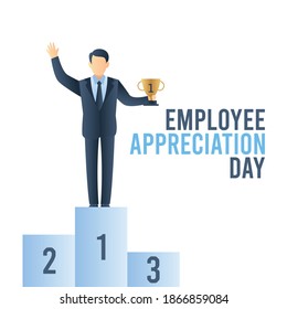 Employee Appreciation Day Vector Illustration. Suitable for Greeting Card, Poster and Banner.	