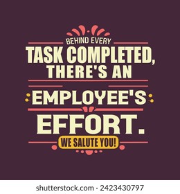 Employee Appreciation Day vector. Employee Appreciation Day template