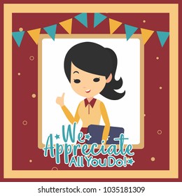 Employee Appreciation Illustration