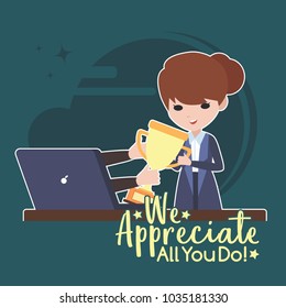 Employee Appreciation Illustration