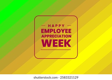 Employee Appreciation Week Holiday Concept
