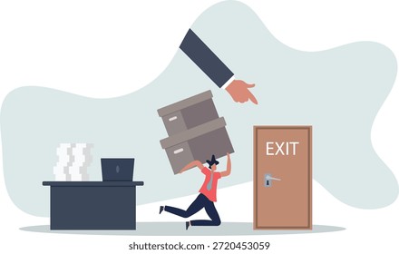 El desgaste de los empleados y el personal de recursos humanos cambian. La rotación de la fuerza de trabajo y el reemplazo por nuevo trabajo. Vida y empleo de las personas.