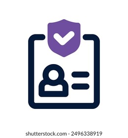 employee benefit icon. vector dual tone icon for your website, mobile, presentation, and logo design.