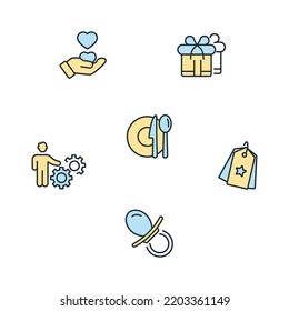 Employee Benefits Icons Set . Employee Benefits Pack Symbol Vector Elements For Infographic Web