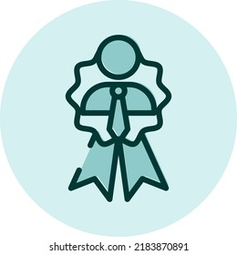 Employee benefits rewards, illustration, vector on a white background.