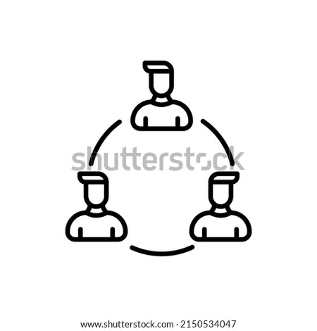 employee change icon in vector. logotype