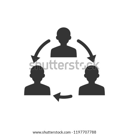 Employee communication icon