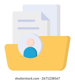 Elemento De Ícone De Dados De Funcionário Para Design