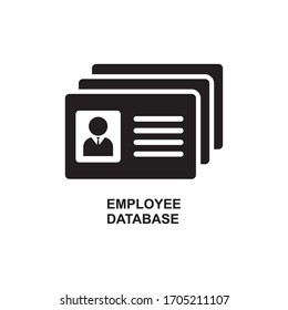 EMPLOYEE DATABASE ICON , ADRESS DATA ICON