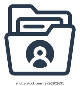 Icono de Vector del directorio de empleados para HRMS