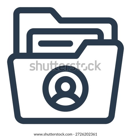 Employee Directory Vector Icon for HRMS