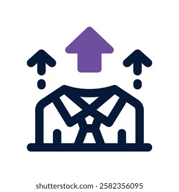 employee dual tone icon. vector icon for your website, mobile, presentation, and logo design.