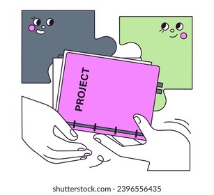 Eficiencia de los empleados. Multitarea productiva de los empleados empresariales. Administración del tiempo y optimización del trabajo. Establecimiento eficaz de objetivos y equilibrio entre la vida laboral y la vida personal. Ilustración vectorial plana