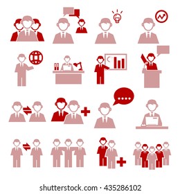 employee, employees icon set