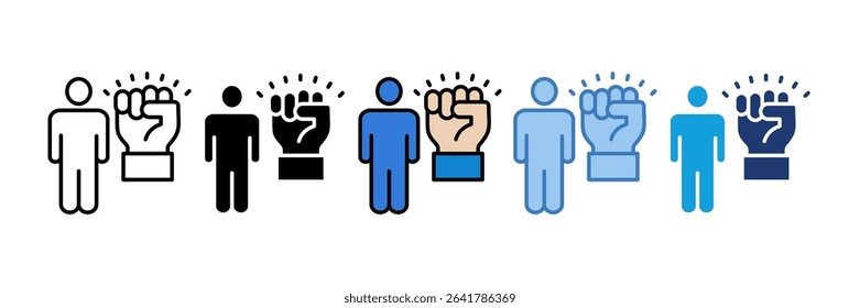 Employee Empowerment Icon Element For Design