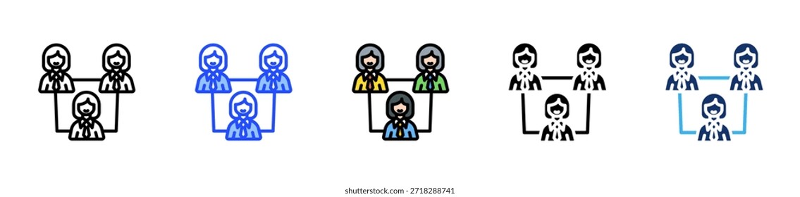 Employee Engagement Icon Collection With Multiple Styles
