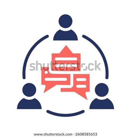 Employee Engagement Icon Element for Design