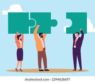 Employee engagement improve involvement or encourage employee success together, increase value and workplace motivation concept