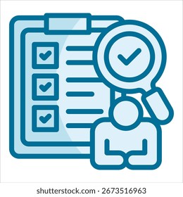 Elemento De Icono De Evaluación De Empleados Para Diseño