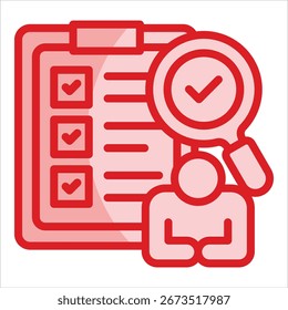 Elemento De Icono De Evaluación De Empleados Para Diseño