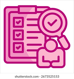 Elemento De Icono De Evaluación De Empleados Para Diseño