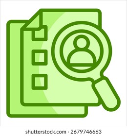 Elemento De Icono De Evaluación De Empleados Para Diseño