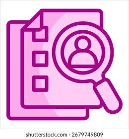 Elemento De Icono De Evaluación De Empleados Para Diseño