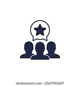 employee experience icon on white