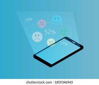 Employee Experience And Employee Satisfaction Percentage Vector