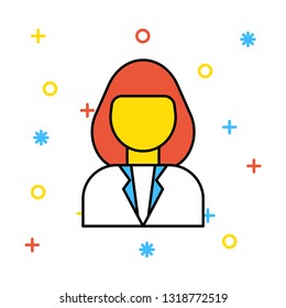 employee   female   girl  