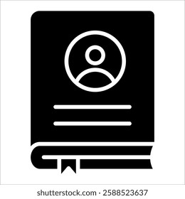 Employee Handbook Icon Element For Design