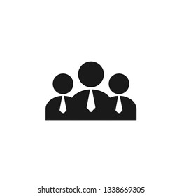 Employee icon design template vector isolated illustration