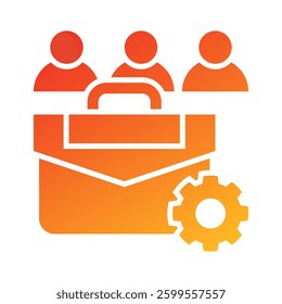 Employee Icon Element For Design