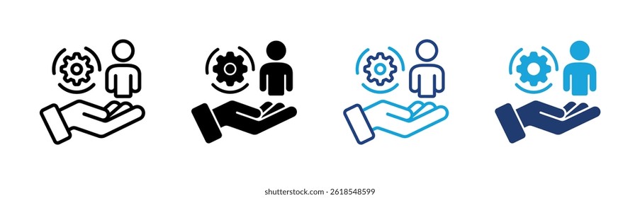 Employee Icon Element For Design