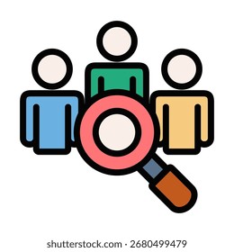 Employee Icon Element For Design
